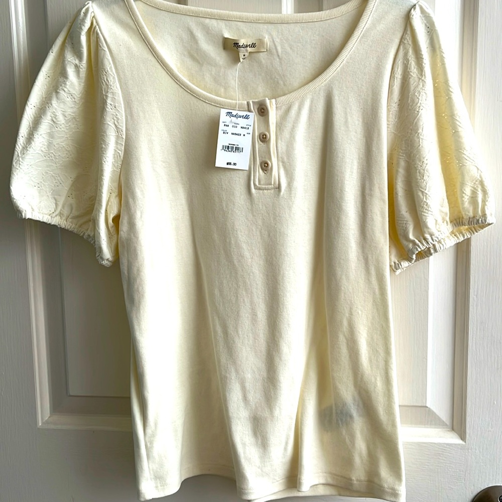 Madewell top size medium. New with tags